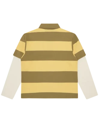 Applique astro layered stripe ls rugby shirt