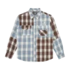 Arch logo patchwork check shirt