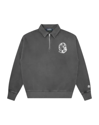 Arch logo washed quarter zip