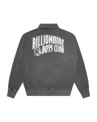 Arch logo washed quarter zip