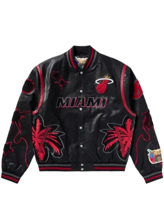 Bbc x jeff hamilton heat varsity jacket