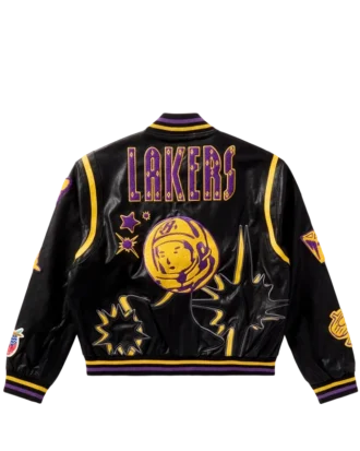 Bbc x jeff hamilton lakers varsity jacket