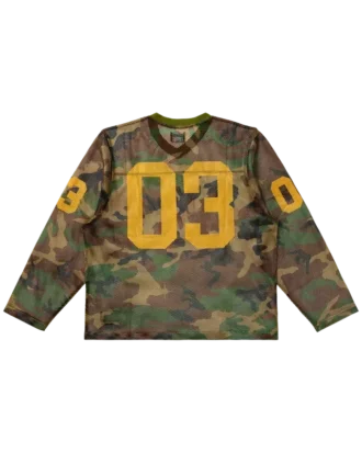 Camo curve ss knit (boxy fit)