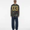 Camo curve ss knit (boxy fit)
