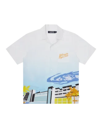 Chateau print poplin shirt