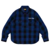 Check half-zip shirt