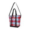 Checker running dog tote bag