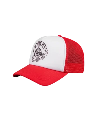 Cherry trucker cap