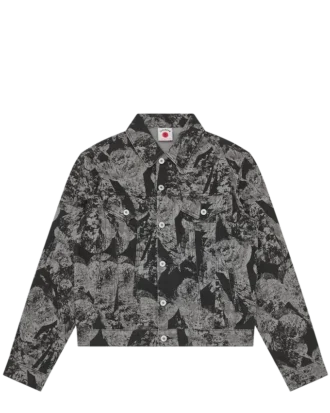 Cone stamp denim trucker jacket
