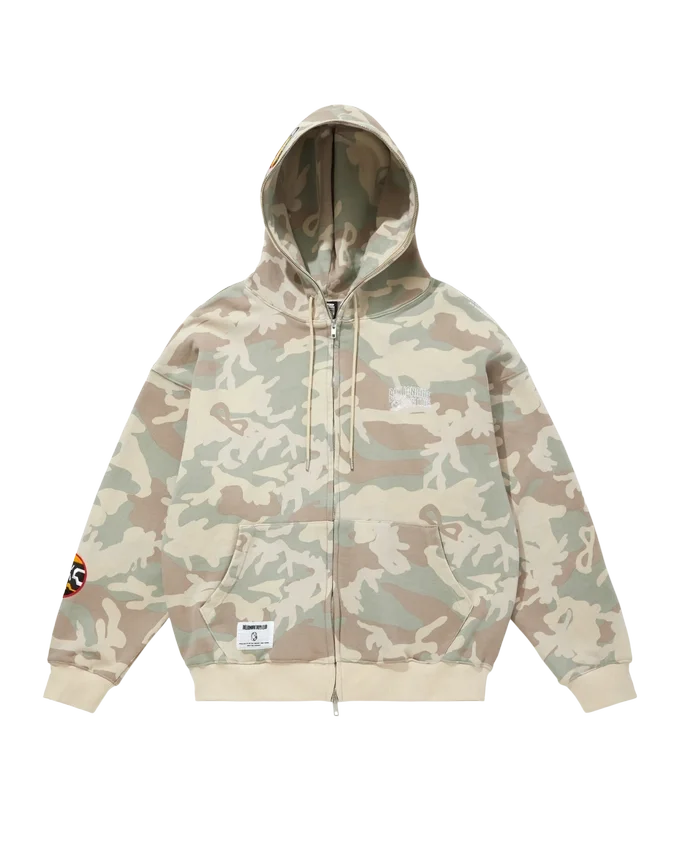 Cotton full zip up hoodie Cotton full zip up hoodie