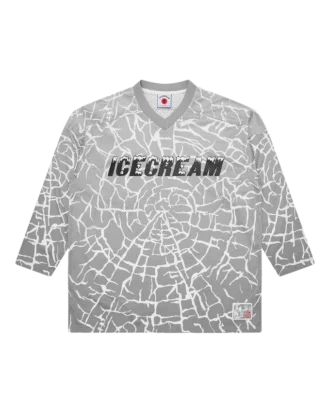 Cracked ice hockey shirt