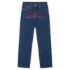 Crystal running dog denim pant