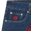 Crystal running dog denim pant