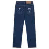 Crystal running dog denim pants
