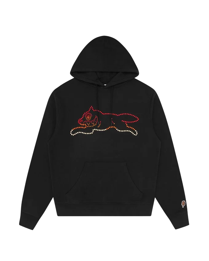 Crystal running dog popover hood Crystal running dog popover hood