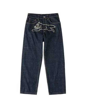 Daicock printed baggy jeans