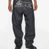 Daicock printed baggy jeans