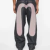 Daicock printed baggy jeans