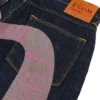 Daicock printed baggy jeans