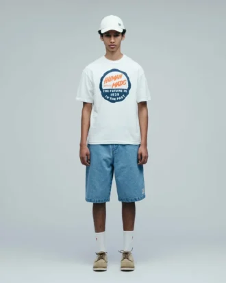 Denim painter shorts