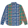 Diamonds & dollars check padded overshirt