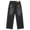 Diamonds & dollars denim carpenter pant