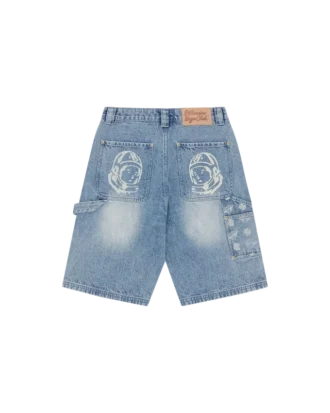 Diamonds & dollars denim carpenter short
