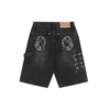 Diamonds & dollars denim carpenter short