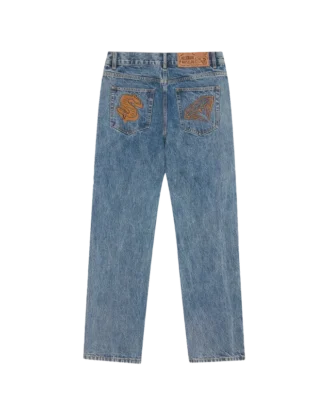 Diamonds & dollars selvedge denim pant