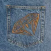 Diamonds & dollars selvedge denim pant