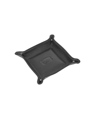 Diamonds & dollars small leather coin tray