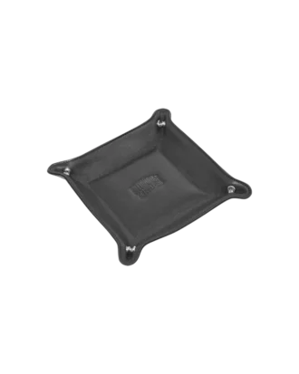 Diamonds & dollars small leather coin tray