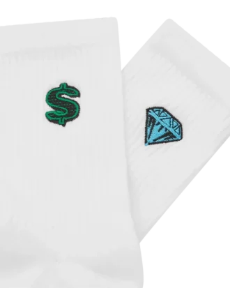 Diamonds & dollars socks