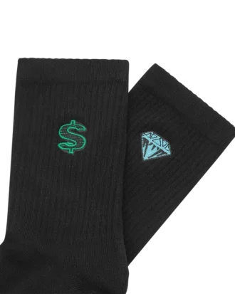 Diamonds & dollars socks