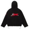 Embroidered logo hoodie