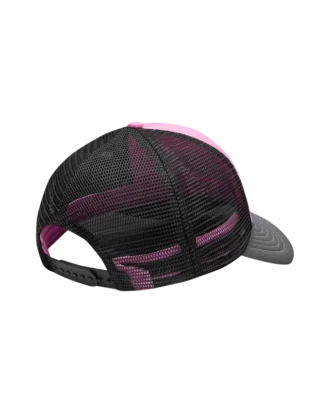 Glitter running dog trucker cap
