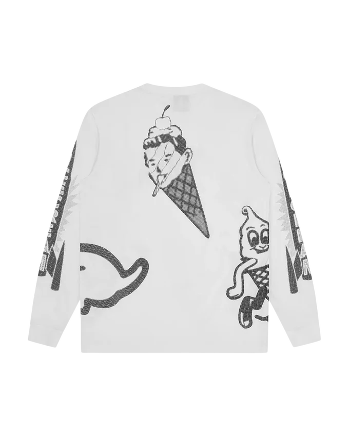 Halftone multi logo ls t-shirt Halftone multi logo ls t-shirt