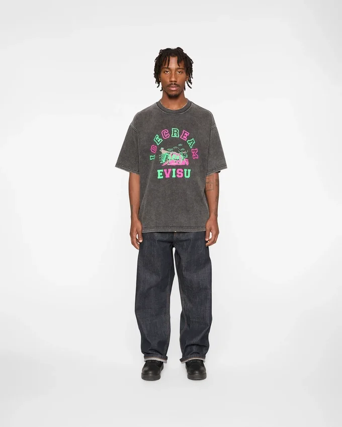 Icecream x evisu printed t-shirt Icecream x evisu printed t-shirt