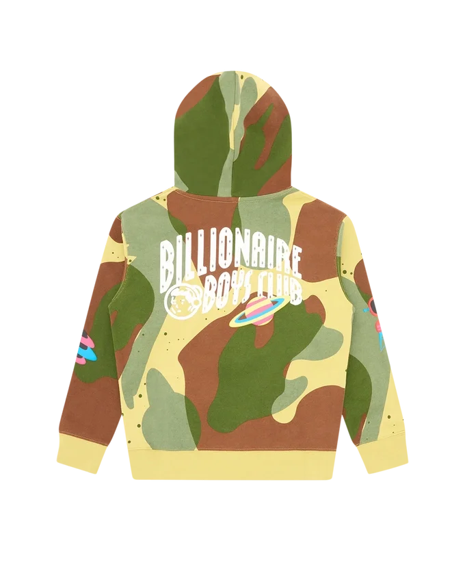 Kids all over space camo popover hood Kids all over space camo popover hood