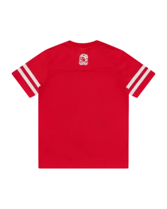 Kids astro mesh football top