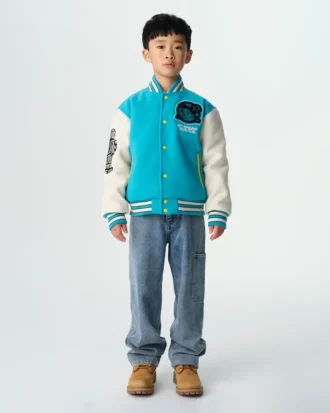 Kids astro varsity jacket