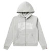 Kids classic curve logo zip hoodie