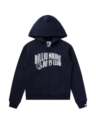 Kids classic curve logo zip hoodie
