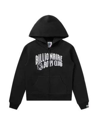 Kids classic curve logo zip hoodie