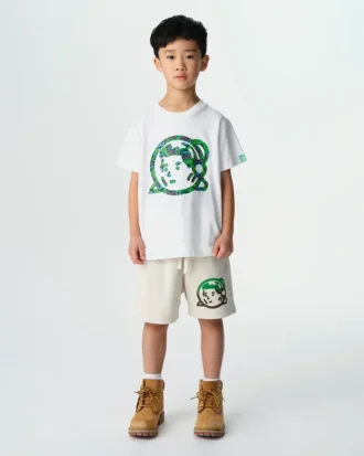 Kids gradient logo shorts