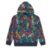 Kids robot zip through hood