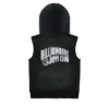 Kids sleeveless zip hoodie