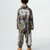 Kids tree camo arch logo astro coach jacket Kids tree camo arch logo astro coach jacket