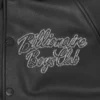 Leather coach jacket