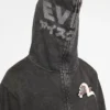 Logo with seagull emb. & printed hood sweatshirt Logo with seagull emb. & printed hood sweatshirt